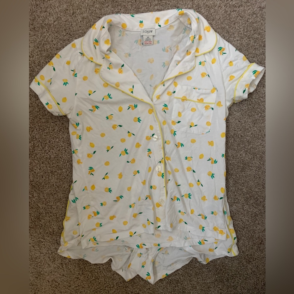 Lemon Pattern Pajama Set
